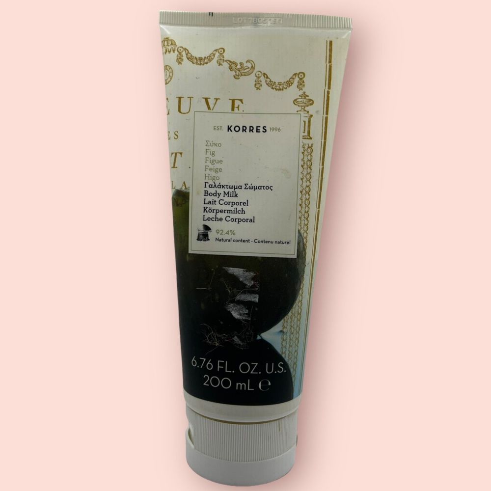 Korres Fig Body Milk Sz 6.76 fl oz Used